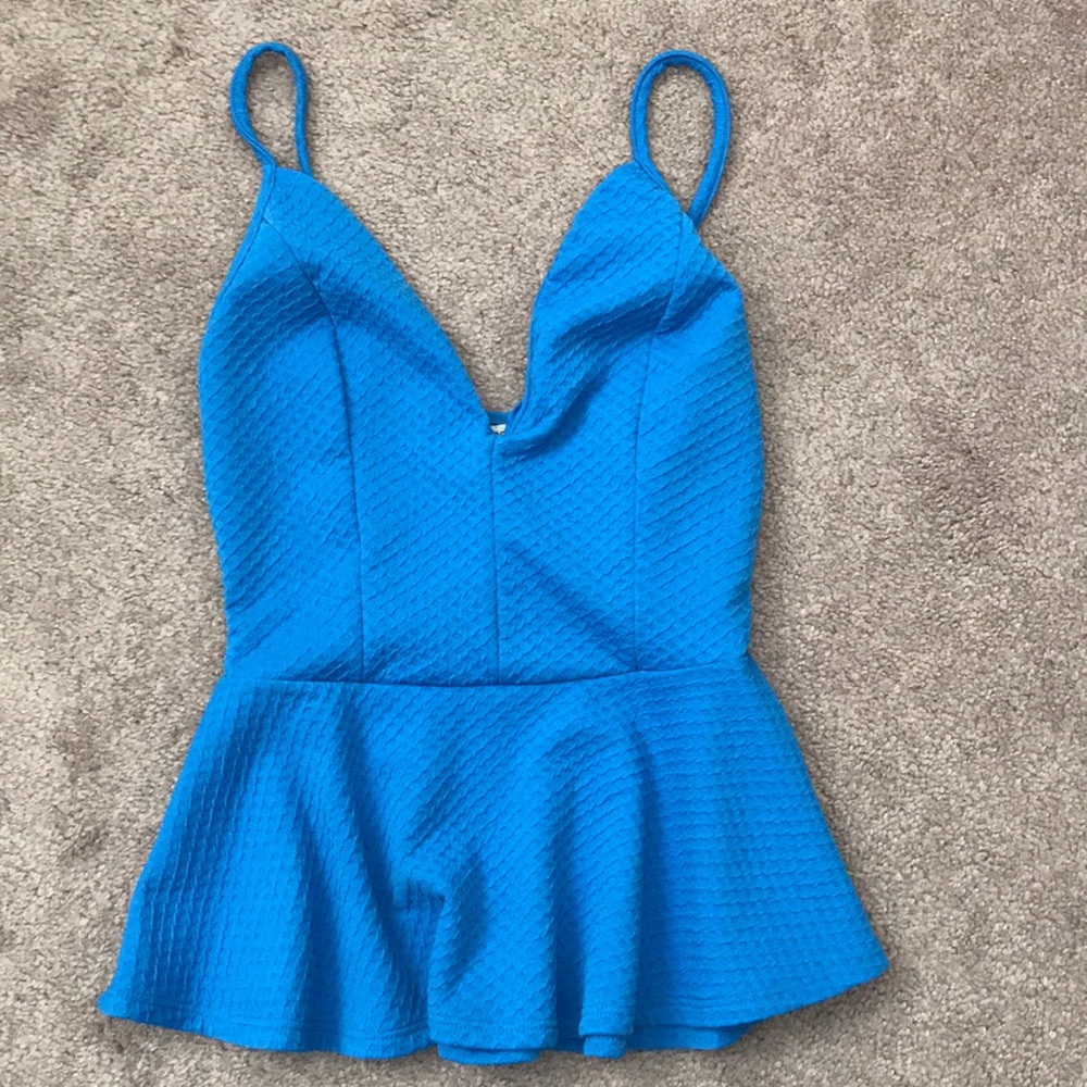 Arden B peplum top